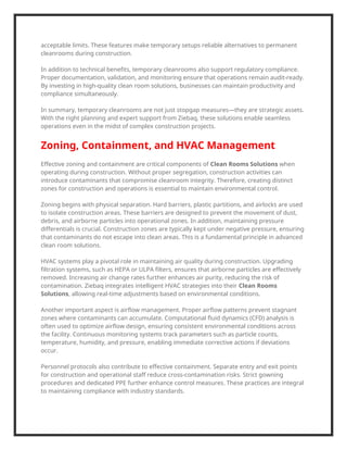 Strategies for Maintaining Cleanroom Operations During Construction | DOCX
