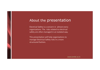 How to control electrical safety risk | PPT