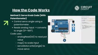 How to Control Servo Motor using Arduino | PDF