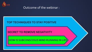 "How to control the negative thoughts from subconscious mind ?" | PDF