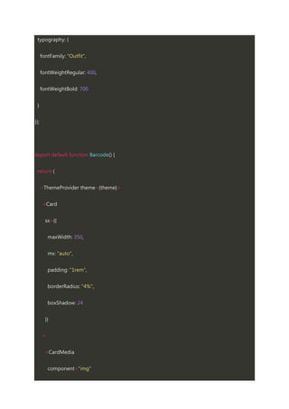 Mui Code Component How to Convert a Component Design into an MUI React Code | PDF