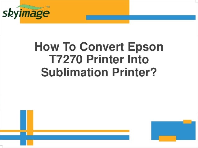 convert regular printer to sublimation