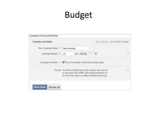 Budget
 