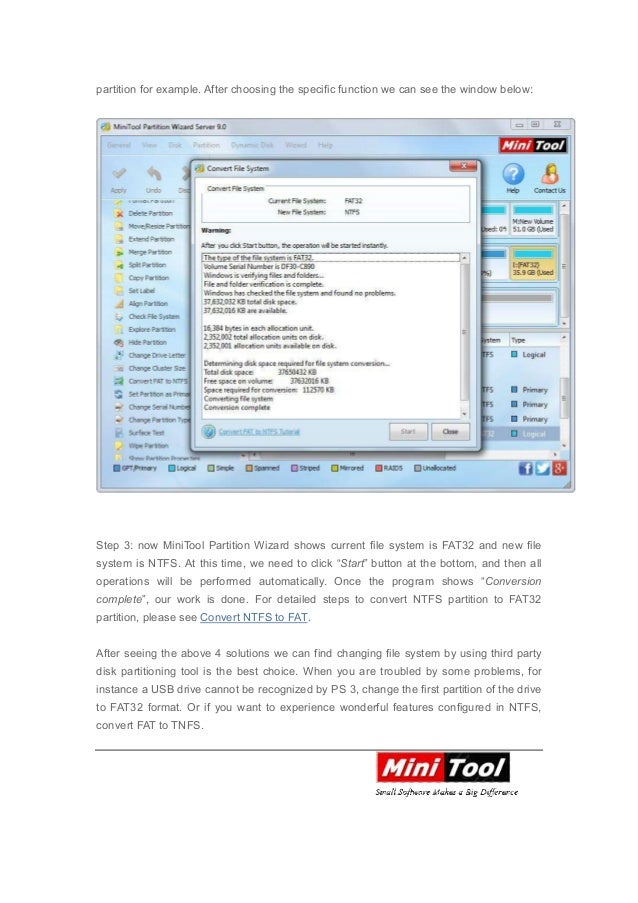 change file system without formatting change file system without formatting
