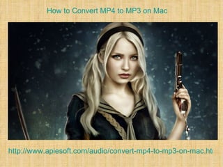 How to Convert MP4 to MP3 on Mac




http://www.apiesoft.com/audio/convert-mp4-to-mp3-on-mac.html
 
