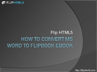 Flip HTML5

http://fliphtml5.com

 