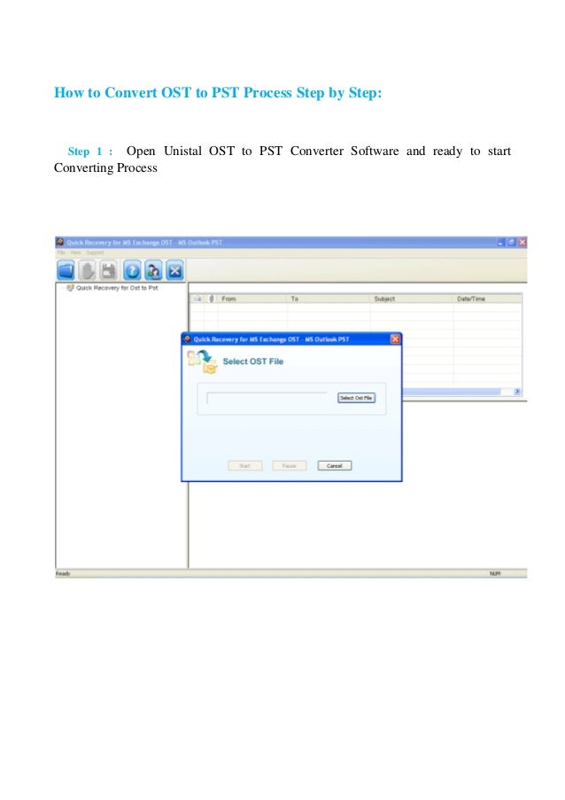 Convert ost to pst