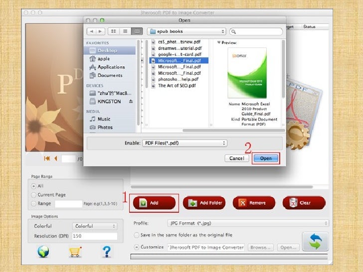 How to convert pdf to jpg on mac