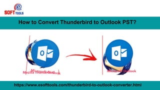 How to Convert Thunderbird to Outlook PST?
https://www.esofttools.com/thunderbird-to-outlook-converter.html
 