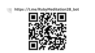https://t.me/RubyMeditation28_bot
 