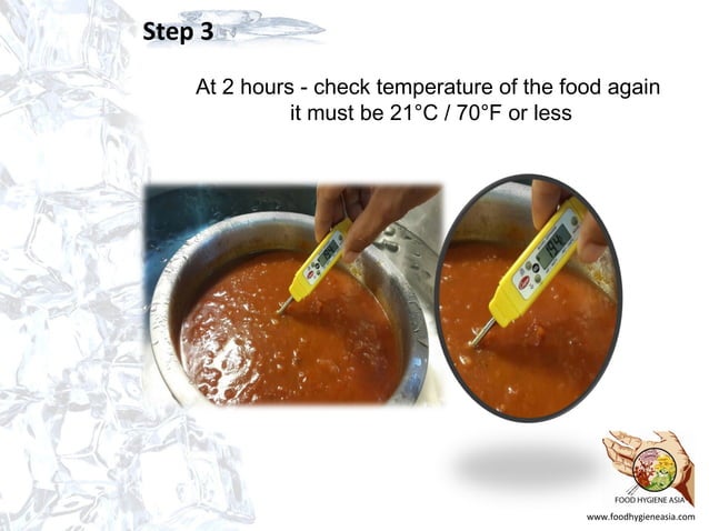 How to cool food effectively and safely using an ice bath | PPT ...