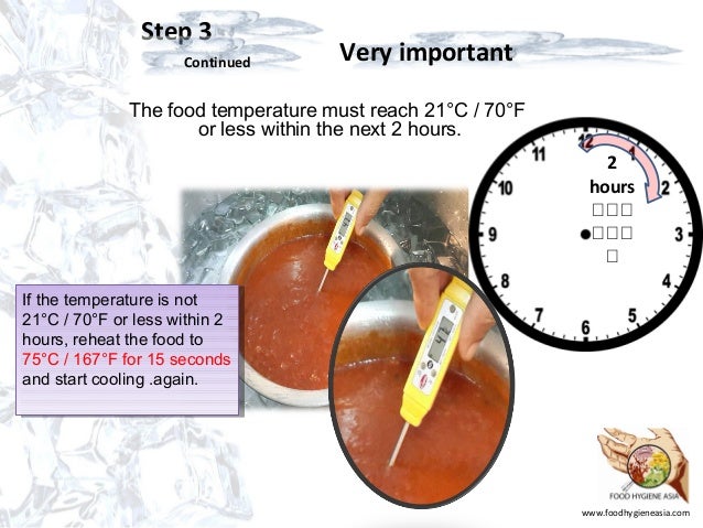 When Cooling Food In Hours The Temperature Must Reach When Cooling Food In Hours The Temperature Must Reach