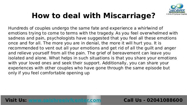 How To Cope Up With Miscarriage