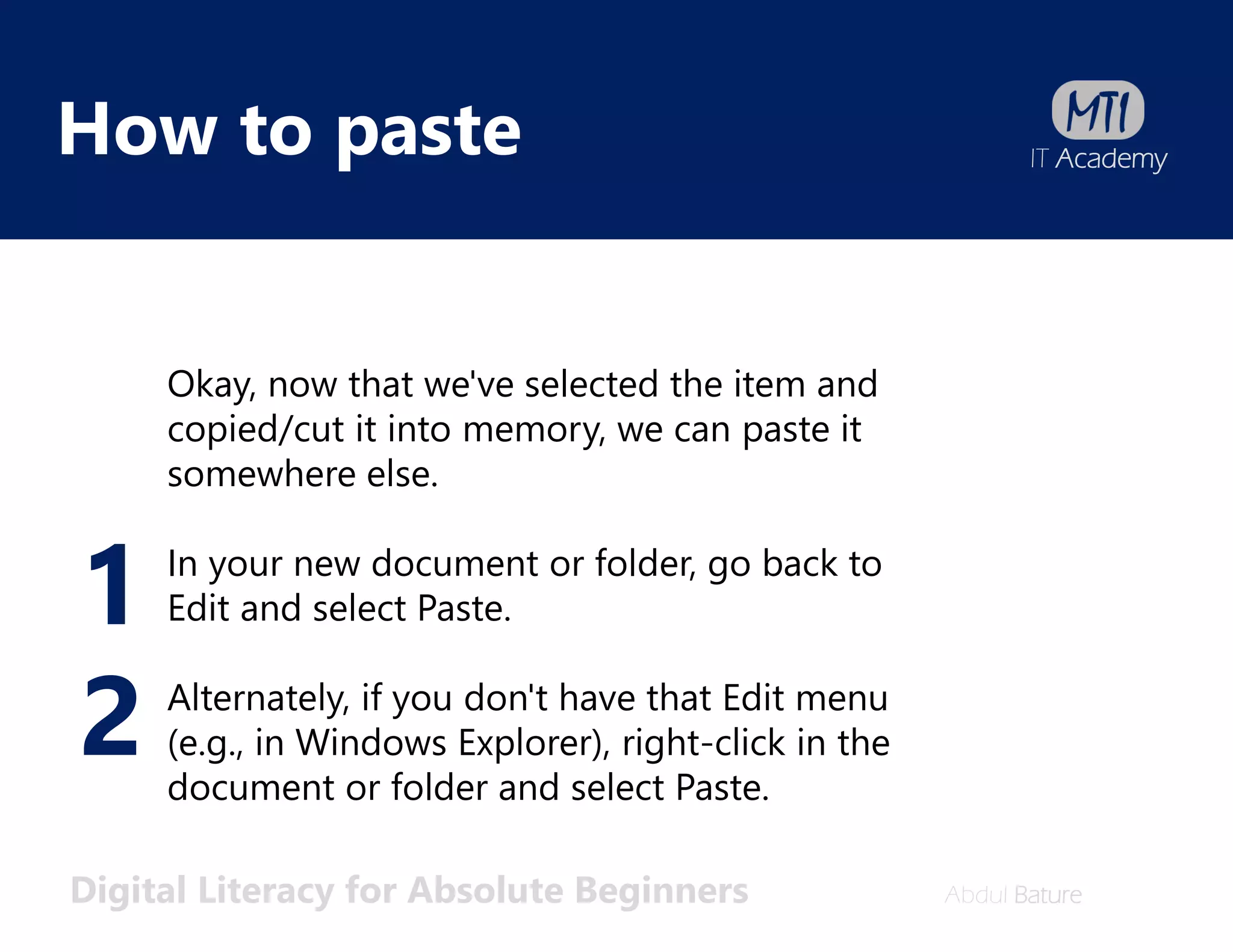 How to copy cut and paste | PDF