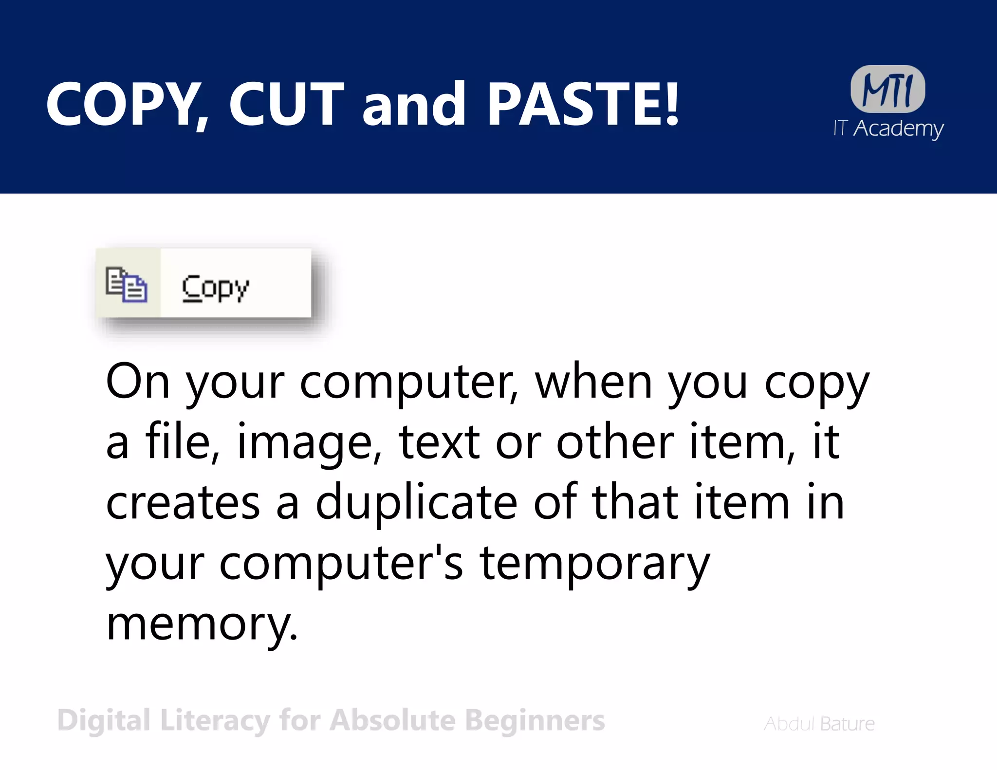 How to copy cut and paste | PDF
