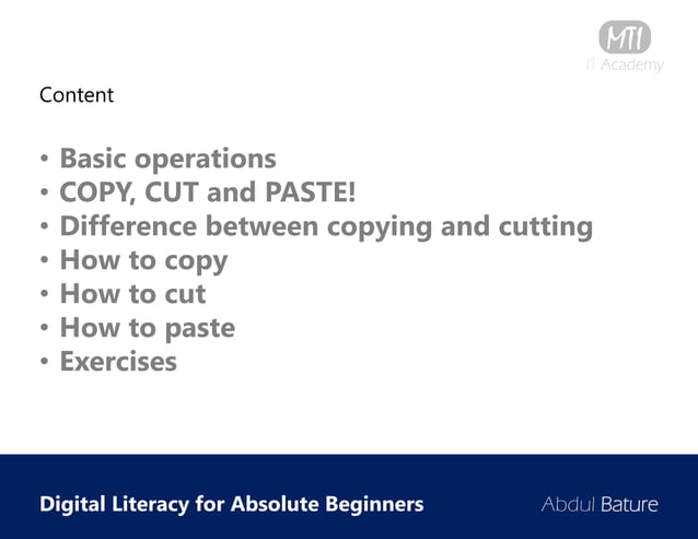 How to copy cut and paste | PDF