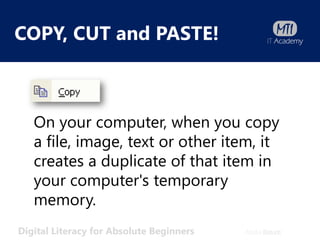 Temporary Copy How to copy cut and paste | PDF