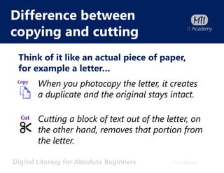 How to copy cut and paste | PDF