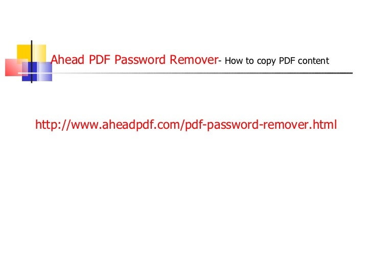 unlock pdc file