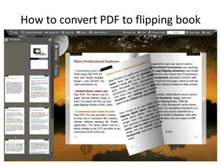 How to convert PDF to flipping book
 