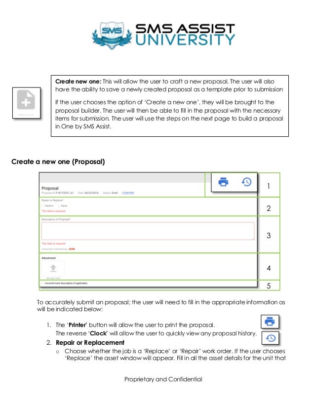 How to create submit a proposal quick guide