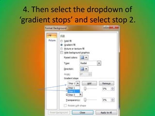 How to craete your own background on PowerPoint | PPTX