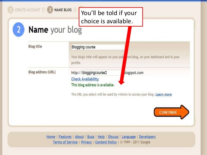 How To Create A Free Blog On The BlogSpot Blogging Platform