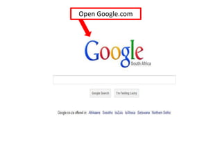 Open Google.com

 