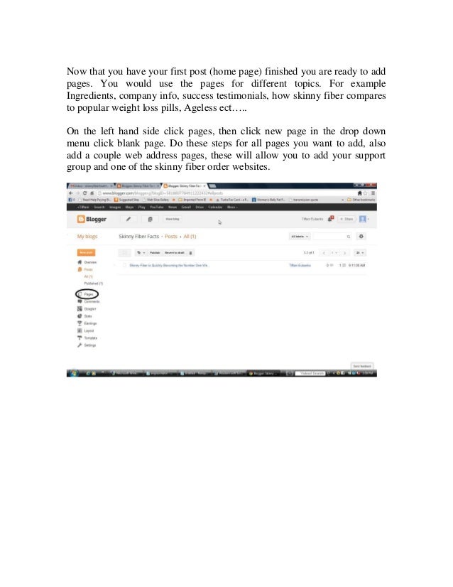 How to create a blog using blogger2