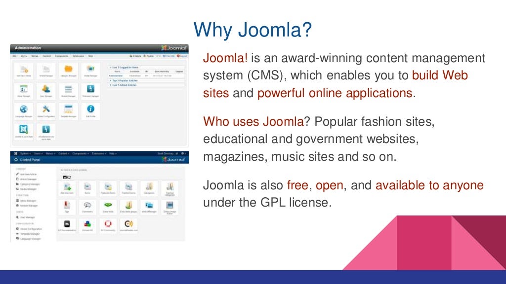 How to create a blog with joomla