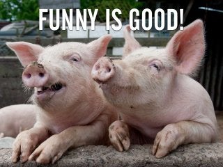 FUNNY IS GOOD!
 