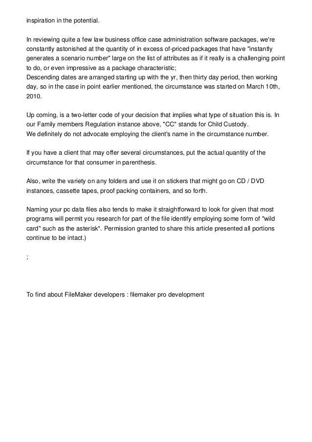 How to Create a Case File Number