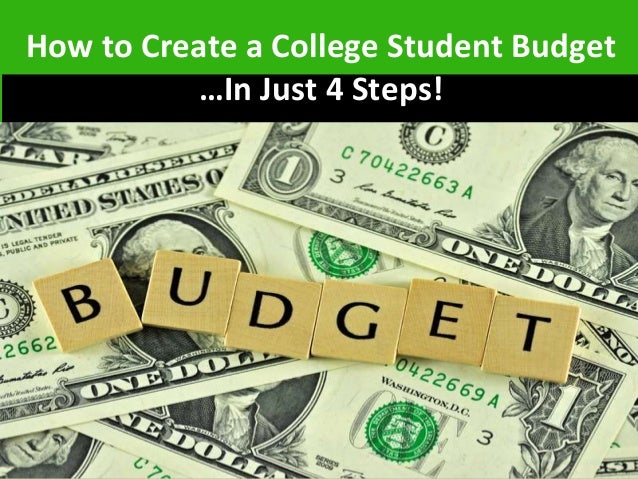 college student budget