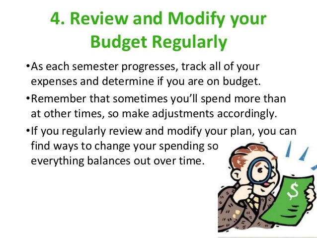 college student budget plan