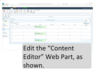 How to create a color coded calendar in share point 2010 | PPT