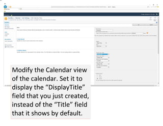 How to create a color coded calendar in share point 2010 | PPT