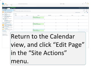 How to create a color coded calendar in share point 2010 | PPT
