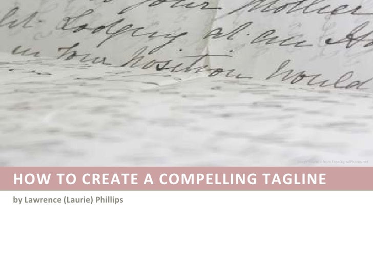 How to Write a Compelling Logo Tagline