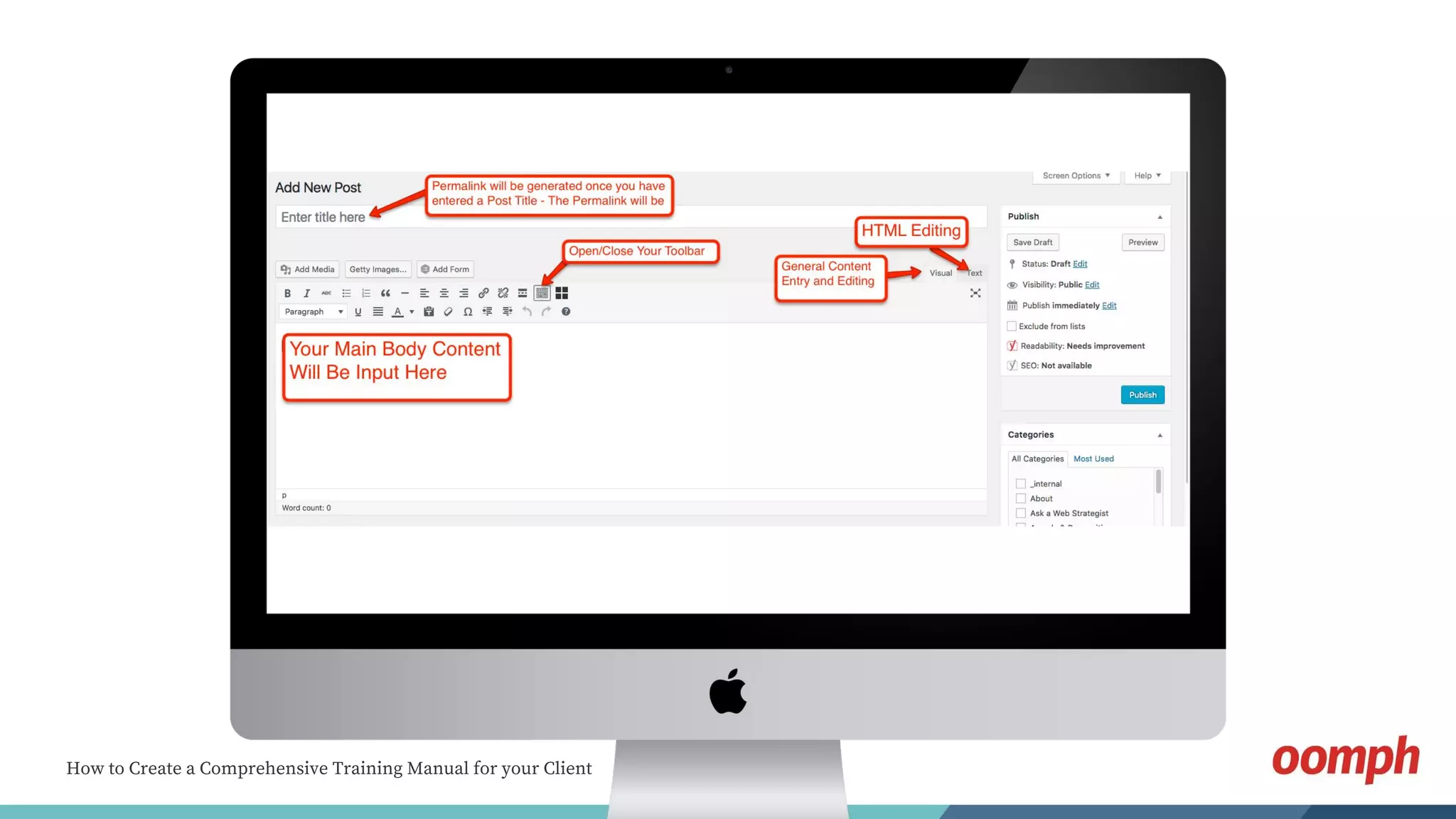 How to Create a Comprehensive Training Manual for your Client
 