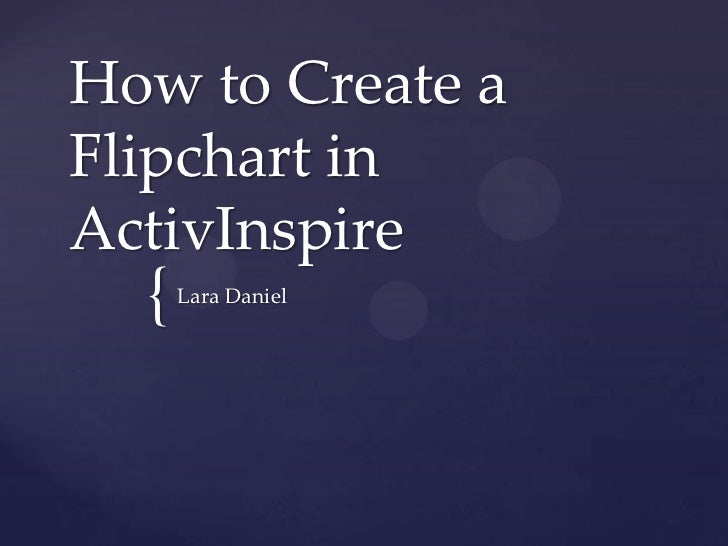 Create A Flip Chart