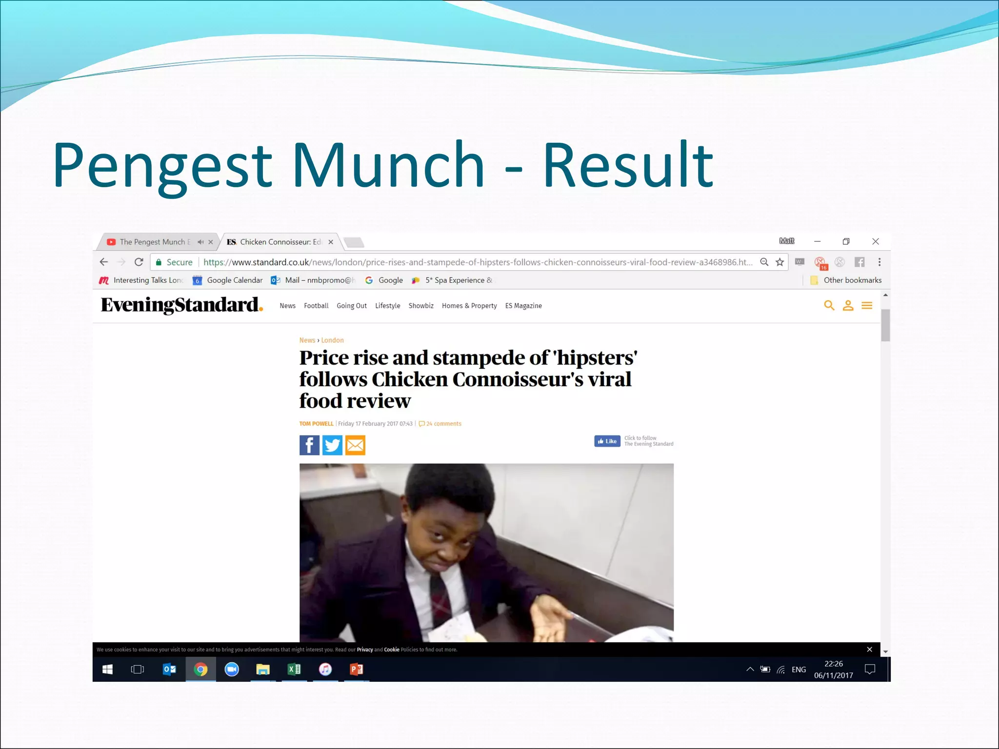 Pengest Munch - Result
 
 