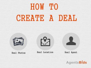 How to create a AgentsBids Deals