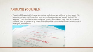 How to create a good animated film | PPTX