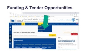 Funding & Tender Opportunities
 