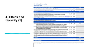 4. Ethics and
Security (1)
 