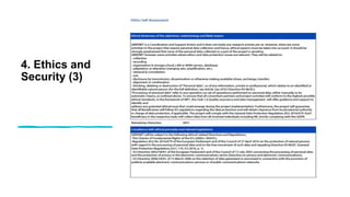 4. Ethics and
Security (3)
 