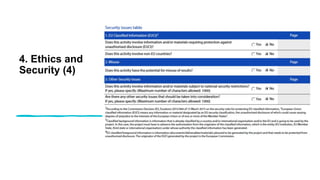 4. Ethics and
Security (4)
 