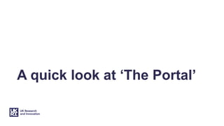 A quick look at ‘The Portal’
 