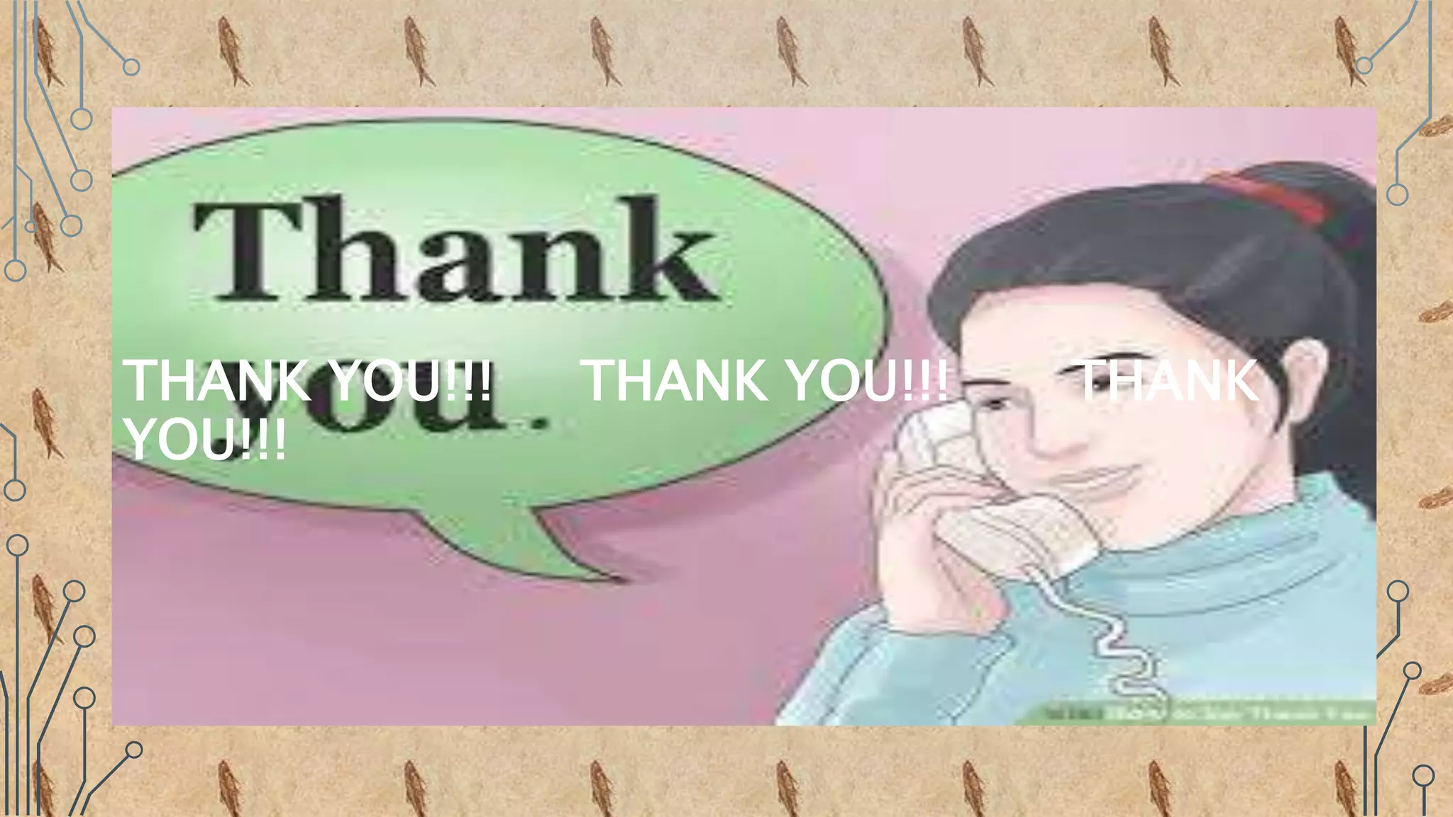 THANK YOU!!! THANK YOU!!! THANK
YOU!!!