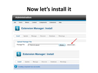 Now let’s install it
 